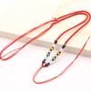 Nuevo de verano 71# trenza de cuatro hilos con accesorios de cuentas cuerda trenzada ajustable cuerda para collar de jade Hetian cuerda para colgante