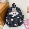 Mochilas Casuais Leves para Jardim de Infância Mochila Dupla Estampada da Moda Simples Mochila Infantil para Menina