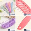 Fabricante Platinum Fly al por mayor Peine pequeño curvo Peine de costillas portátil Peine de dientes de nailon Peine de pelo aerodinámico Peine alisador de pelo unisex