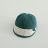 Gorra de Béisbol Combinada Bordada Estilo Coreano Versátil para Todo, Gorra para Bebé con Visera Larga Aumentada Profundizada Visera Ancha Cara Visible Gorra Pequeña