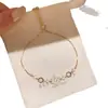 Pulseira Ajustável Flor de Floco de Neve de Zircônia, Fresca e Estilosa, Acessório de Moda Versátil com um Toque de Luxo Leve e Acabamento de Alta Qualidade
