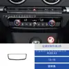 Adecuado para 13-19 Audi A3 Modificación Interior de Coche Marco de Control de Aire Acondicionado Negro Piano Pegatina Decorativa