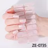 Zhengxiang pegatinas de uñas de dibujos animados nuevas transfronterizas lindas película de esmalte de uñas impermeables amor ins pegatinas de uñas pequeñas frescas