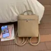 Bolso de Mano Sencillo para Mujer 2026 Nuevo Modelo Estilo Nicho de Alta Gama con Patrón de Lichi, Bolso Cruzado de Hombro Único, Mochila Elegante para Salir