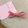 Grampo de Cabelo de Bolinhas com Laço Estilo Ins Doce e Cool para Mulheres, Franja Lateral, Presilha Bico de Pato, Acessório de Cabelo, Grampo Vermelho Ancora