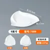 Vajilla de Melamina Imitación Porcelana Engrosada Forma Especial Plato Bajo Restaurante Hotel Plato para Entrantes Fríos Plato para Entrantes Fríos Plato para Salteados de Restaurante Plato para Snacks
