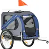 Remolque Trasero para Bicicleta para Perros Medianos a Grandes, Transportín para Mascotas de hasta 40 kg, Remolque de Carga para Perros y Gatos para Ciclismo al Aire Libre