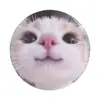 Bottons de Lata com Padrão de Gatinho Fofo, Pins Divertidos de Desenho Animado, Pins para Mochila de Estudante, Venda por Atacado em Estoque