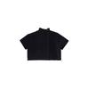 Estilo Coreano Verano 2026 Fresco y Relajado Versátil Gama Alta Cuello Alto Top Secado Rápido Transpirable Simple Chaqueta de Manga Corta para Mujer