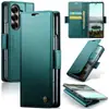 Compatible con Samsung Z Fold 8 Ultra, funda de teléfono con ranura para tarjeta, tapa abatible con cierre magnético para Fold7, funda con protección antirrobo