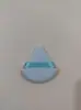 Esponja de Polvo Suelto de Doble Cara Triangular Flocada Transfronteriza Esponja de Maquillaje con Cojín de Aire Esponja de Polvo Denso Terciopelo de Cristal Súper Suave Esponja de Polvo Forma de Gota de Agua