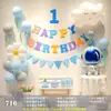 Decoración Popular de Globos de Cumpleaños Estilo Coreano Accesorios Dopamina Linda Fondo de Feliz Cumpleaños para Niños Pared Cien Días