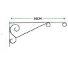 Suporte Ornamento Varanda Cabide Suporte de Flores para Pendurar ao Ar Livre Gancho de Gancho para Cesta de Pendurar na Parede Porta Poste de Poste de Rua Lanterna de Pendurar