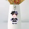 Aterriza a los Jóvenes: Zhang Zeyu, Zhu Zhixin, Zuo Hang - Llavero de Doble Cara con Fondo Blanco Acrílico Colgante para Bolsa Mochila