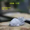 Figuritas de Animales Auspiciosos de Piedra Azul Imitación, Decoraciones para Paisajes en Miniatura de Tanques de Peces de Jardín, Pequeños Adornos de Pixiu y Tortuga Estilo Chino