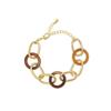 Pulsera de Muñeca Personalizada Estilo Europeo y Americano con Hebilla Metálica y Acrílico de Color Mixto Primavera Especial Transfronterizo de Guangzhou