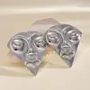 Pendientes Colgantes Ovalados de Circonita Transfronterizos Europeos y Americanos, Moda Retro, Temperamento Exquisito, Lujo Ligero, Pendientes de Alta Gama