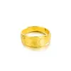 Kubo Color Arena Dorada Vietnamita Anillos de Oro para Pareja para Hombres y Mujeres, Anillos Chapados en Oro de 18K, Anillos Gruesos de Oro de Imitación Venta al por Mayor