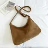 Bolso Tote Casual de Temperamento Retro 2026 Nuevo Estilo Principios de Otoño Gran Capacidad Color Sólido Estilo Coreano para el Trabajo Cruzado al Hombro de Moda