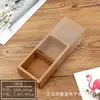 Caja de Empaque Crujiente de Yema de Huevo de Pastel de Luna 80g 4 Granos 6 Granos Papel Kraft Vintage Cubierta Pastel Crujiente de Copos de Nieve Fruta Deshidratada Caja de Cartón para Regalo Hecho a Mano