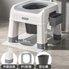 Inodoro de cuclillas doméstico Cambiador de asiento de inodoro Estante Taburete para inodoro de cuclillas para mujeres embarazadas Artefacto para cuclillas para niños Taburete para cuclillas Taburete