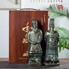 Cerámica Jingdezhen creativa botella de vino 2.5 kg vintage similar al bronce general de los Guerreros de Terracota botella de vino similar al bronce