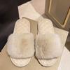 Amazon zapatillas de invierno de felpa cruzadas para interior, zapatillas de algodón para piso, zapatillas peludas cálidas para casa, a cuadros