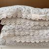 Colcha de Verano Tejida Floral de Algodón 100% Estilo Francés Clase A, Suave y Gentil con la Piel, Adecuada para Dormir Desnudo, Colcha Perezosa, Lavable a Máquina, Colcha de Primavera y Otoño
