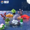 Micro-Paisaje de Musgo Creativo Dibujos Animados Jardín Miniaturas DIY Jardinería Paisajismo Decoraciones de Nicho de Alta Gama Pequeños Adornos