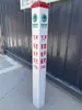 Poste de Señalización FRP Enterrado Cable Eléctrico Poste de Señalización de PVC Exterior Ferrocarril Tubería de Gas Poste Marcador de Seguridad