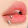 Labio uña Araña dulce picante anillo labial anillo de herradura uña labial anillo labial uña hueso de la oreja rosca externa joyería piercing
