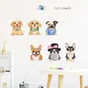 Hs1288H Perro Mascota Lindo Dibujo Animado Foto Autoadhesivo Pegatina de Pared Tienda de Mascotas Dormitorio Habitación Infantil Pegatina Decorativa