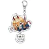 Llavero Acrílico Laminado Chainsaw Man Denji, Aki Hayakawa, Pochita, Makima, Pava
