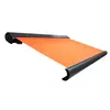 Toldo elétrico de caixa completa para exterior, durável, para proteção solar de carro, estacionamento, proteção solar, abrigo de chuva retrátil móvel
