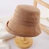Sombrero de pescador japonés para mujer, elegante y transpirable, versátil, para el sol, lavabo, novedad de verano