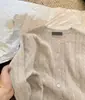Cardigã de caxemira fresco e simples para outono e inverno para mulheres, gola redonda, estilo curto, corte solto, novo design em camadas, casaco de lã afina a silhueta