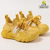 Calcetines para niños, zapatillas de papá, nuevos estilos de primavera y otoño, zapatos casuales transpirables para niños y niñas, antideslizantes, de suela gruesa, resistentes a impactos, zapatos para bebé de suela suave