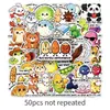50 pegatinas de recompensa originales en inglés dibujadas a mano, no infractoras, pegatinas decorativas impermeables para niños transfronterizas
