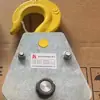 Polea de Elevación de Rueda Única de Alta Resistencia Estándar Nacional Gancho 1 Tonelada 2 Toneladas 3 Toneladas 5 Toneladas Rueda de Carrete para Polipasto Rueda de Polea para Cable de Acero