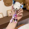 Cordão de Celular com Contas Sanrio Pingente de Boneca Desenho Animado Pingente para Capa de Celular Acessórios Femininos Pequeno Presente