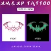 Succubus Luminoso Pegatinas de Tatuaje Coloridas Impermeables Femenino Larga Duración Privado Sexy Glúteos Parte Baja del Abdomen Pecho Delantero y Trasero Pareja Pareja