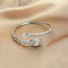 Pulsera con forma de serpiente y apertura de piedra Hao de estilo europeo y americano para mujer, diseño de nicho de verano, pulsera con diseño de aguamarina