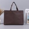 Bolsa de color no tejida al por mayor en stock bolsa para llevar horizontal bolsa de mano para compras bolsa publicitaria universal tridimensional