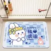 Alfombrilla de Suelo de Barro Diatomeas de Dibujos Animados Stitch Cocina Absorbente de Agua Antideslizante Secado Rápido Felpudo Entrada Entrada Felpudo Decorativo Lindo