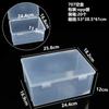 Caja Vacía de PP Grande con Tapa Plegable Caja de Plástico para Coleccionar Caja Transparente para Almacenamiento de Documentos y Recibos Caja Rectangular con Doble Cierre para Exhibición