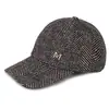 Boné de Baseball Quente para Outono e Inverno com Aba Estendida, Estilo Versátil Casual Tendência, Aba Espessada com Proteção Interna para Orelhas