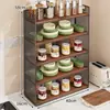 Estante Multicapa para Especias y Tazas de Encimera de Cocina, Organizador de Escritorio, Estante para Snacks de Mesa de Comedor, Portavasos para Sala de Estar