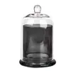 Decoración de Interiores Hongyu Estilo Europeo Simple Transparente Vidrio Vela Aromaterapia Campana Dorada Difusor Piedra Contenedor Se Puede Personalizar
