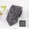 Corbata de algodón estampada de moda informal de 6 cm con diseño de flechas para hombre, estilo floral, con estampado de flores Spot Direct