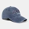 Gorra de béisbol de comercio exterior transfronterizo para hombre, moderna, con letras bordadas, estilo retro, lavada, para primavera y otoño.